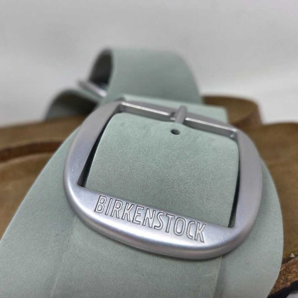 New women's 39 (US 8) Narrow fit Birkenstock Madrid Big Buckle sandals Pure Sage - Picture 5 of 11
